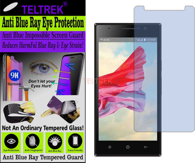 TELTREK Tempered Glass Guard for LYF WIND 4 (Impossible UV AntiBlue Light)(Pack of 1)