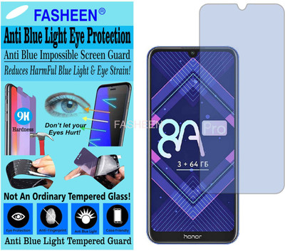 Fasheen Tempered Glass Guard for HONOR 8A PRO (Impossible UV AntiBlue Light)(Pack of 1)