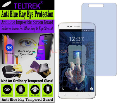 TELTREK Tempered Glass Guard for INTEX ELYT E7 (Impossible UV AntiBlue Light)(Pack of 1)