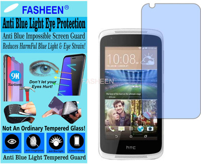 Fasheen Tempered Glass Guard for HTC DESIRE 326G (Impossible UV AntiBlue Light)(Pack of 1)