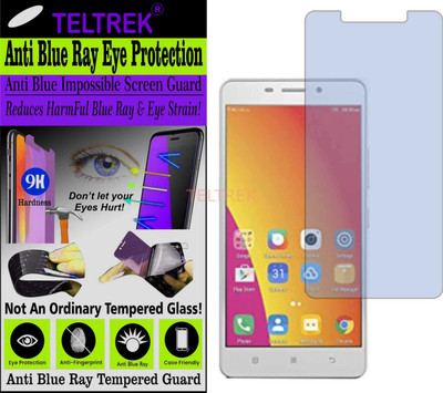 TELTREK Tempered Glass Guard for LENOVO A7700 16GB (Impossible UV AntiBlue Light)(Pack of 1)