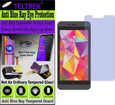 TELTREK Tempered Glass Guard for INTEX Q7 PRO (Impossible UV AntiBlue Light)(Pack of 1)