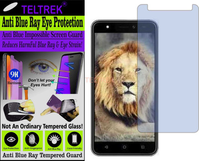 TELTREK Tempered Glass Guard for INTEX AQUA LIONS T1 (Impossible UV AntiBlue Light)(Pack of 1)