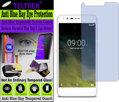 TELTREK Tempered Glass Guard for LAVA Z70 (Impossible UV AntiBlue Light)(Pack of 1)