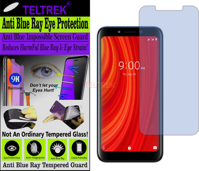 TELTREK Tempered Glass Guard for LAVA Z61 PRO (Impossible UV AntiBlue Light)(Pack of 1)