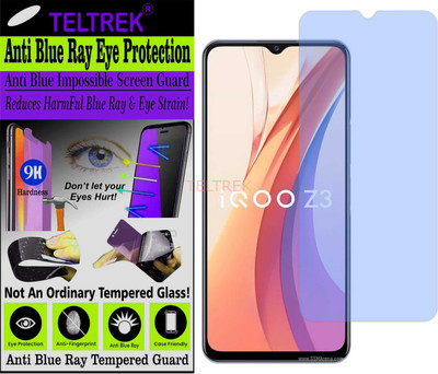 TELTREK Tempered Glass Guard for IQOO Z3 (Impossible UV AntiBlue Light)(Pack of 1)