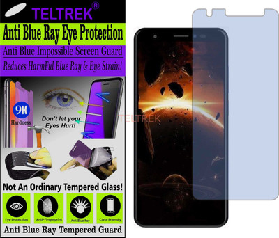 TELTREK Tempered Glass Guard for LAVA Z91E (Impossible UV AntiBlue Light)(Pack of 1)