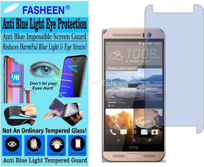 Fasheen Tempered Glass Guard for HTC ONE ME (Impossible UV AntiBlue Light)(Pack of 1)