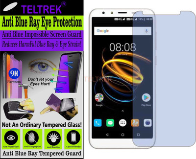 TELTREK Tempered Glass Guard for IVOOMI I2 LITE (Impossible UV AntiBlue Light)(Pack of 1)