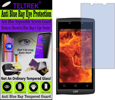 TELTREK Tempered Glass Guard for RELIANCE JIO LYF FLAME 7 (Impossible UV AntiBlue Light)(Pack of 1)