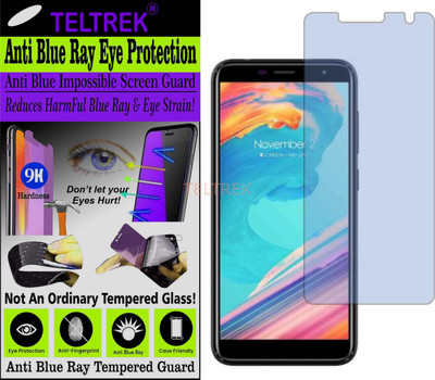 TELTREK Tempered Glass Guard for INTEX INFIE 77 (Impossible UV AntiBlue Light)(Pack of 1)
