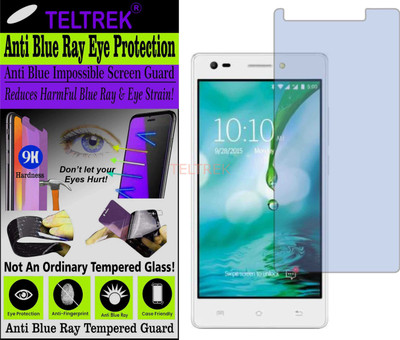 TELTREK Tempered Glass Guard for LAVA V2S (Impossible UV AntiBlue Light)(Pack of 1)