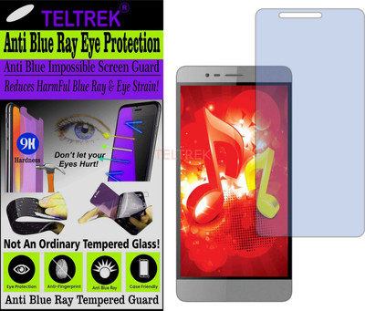 TELTREK Tempered Glass Guard for INTEX MUSIC (Impossible UV AntiBlue Light)(Pack of 1)