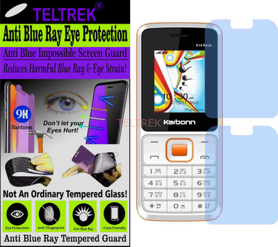 TELTREK Tempered Glass Guard for KARBONN K19 ROCK (Impossible UV AntiBlue Light)(Pack of 1)