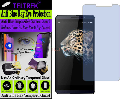 TELTREK Tempered Glass Guard for KARBONN QUATTRO L55 HD (Impossible UV AntiBlue Light)(Pack of 1)