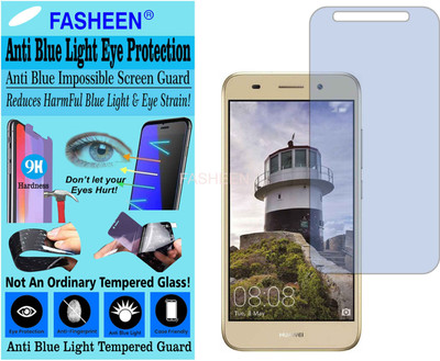 Fasheen Tempered Glass Guard for HUAWEI Y3 2018 (Impossible UV AntiBlue Light)(Pack of 1)