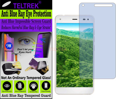 TELTREK Tempered Glass Guard for LYF EARTH 1 (Impossible UV AntiBlue Light)(Pack of 1)