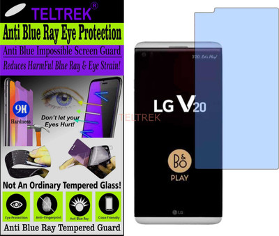 TELTREK Tempered Glass Guard for LG H990DS (V20) (Impossible UV AntiBlue Light)(Pack of 1)