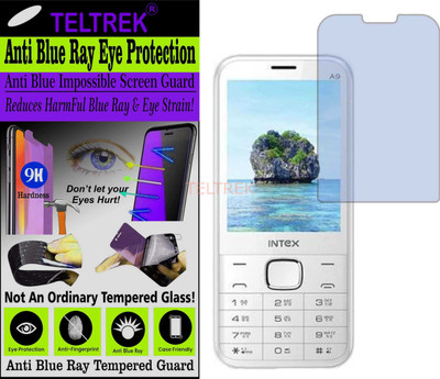 TELTREK Tempered Glass Guard for INTEX A9 (Impossible UV AntiBlue Light)(Pack of 1)