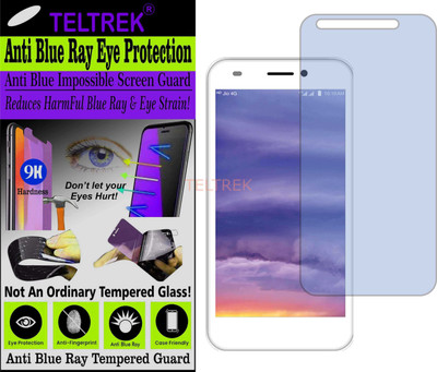 TELTREK Tempered Glass Guard for RELIANCE JIO LYF WIND 5 (Impossible UV AntiBlue Light)(Pack of 1)