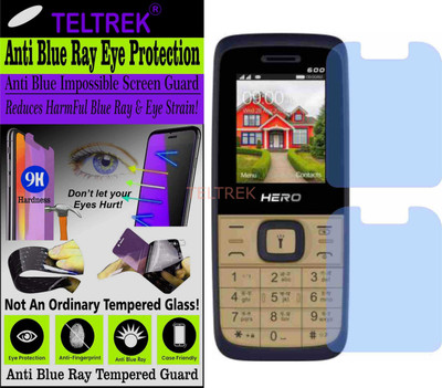 TELTREK Tempered Glass Guard for LAVA HERO 600+ (Impossible UV AntiBlue Light)(Pack of 1)