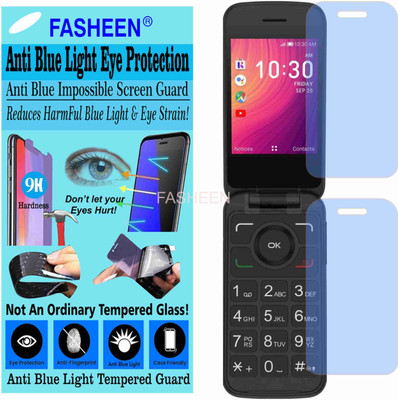 Fasheen Tempered Glass Guard for ALCATEL GO FLIP 3 (Impossible UV AntiBlue Light)(Pack of 1)