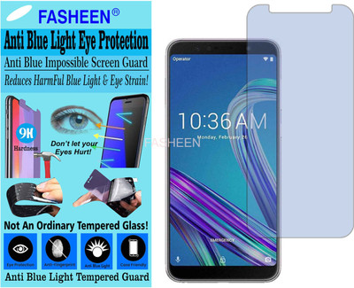 Fasheen Tempered Glass Guard for ASUS ZENFONE MAX PRO M1 (Impossible UV AntiBlue Light)(Pack of 1)