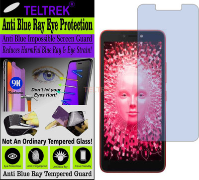 TELTREK Tempered Glass Guard for ITEL A46 (Impossible UV AntiBlue Light)(Pack of 1)