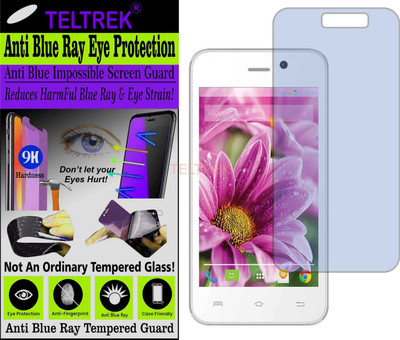 TELTREK Tempered Glass Guard for LAVA IRIS X1 ATOM (Impossible UV AntiBlue Light)(Pack of 1)