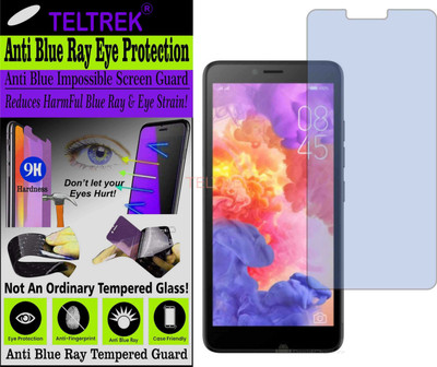 TELTREK Tempered Glass Guard for ITEL A52 LITE (Impossible UV AntiBlue Light)(Pack of 1)
