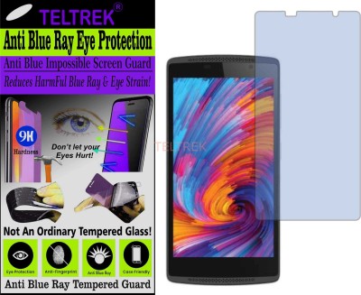 TELTREK Tempered Glass Guard for INTEX AQUA CRAZE 4G (Impossible UV AntiBlue Light)(Pack of 1)