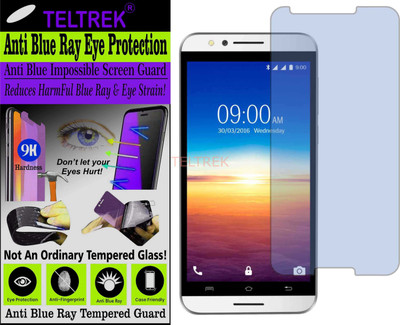 TELTREK Tempered Glass Guard for LAVA A67 (Impossible UV AntiBlue Light)(Pack of 1)