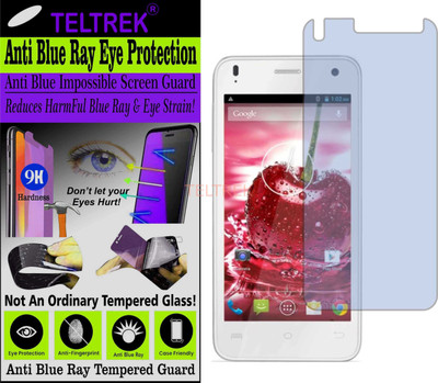 TELTREK Tempered Glass Guard for LAVA IRIS X1 (Impossible UV AntiBlue Light)(Pack of 1)