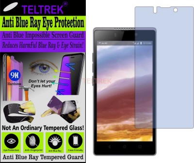 TELTREK Tempered Glass Guard for LYF WIND 7 BLUE 16GB BLUE (Impossible UV AntiBlue Light)(Pack of 1)