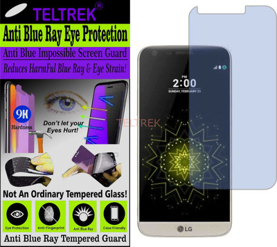TELTREK Tempered Glass Guard for LG G5 (Impossible UV AntiBlue Light)(Pack of 1)