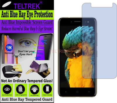 TELTREK Tempered Glass Guard for ITEL S41 (Impossible UV AntiBlue Light)(Pack of 1)