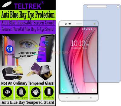 TELTREK Tempered Glass Guard for LAVA V5 (Impossible UV AntiBlue Light)(Pack of 1)