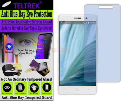 TELTREK Tempered Glass Guard for RELIANCE JIO LYF WATER 4 (Impossible UV AntiBlue Light)(Pack of 1)