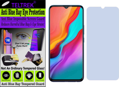 TELTREK Tempered Glass Guard for INFINIX HOT 8 LITE (Impossible UV AntiBlue Light)(Pack of 1)