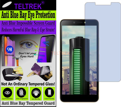 TELTREK Tempered Glass Guard for ITEL A44 POWER (Impossible UV AntiBlue Light)(Pack of 1)