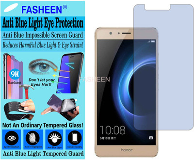 Fasheen Tempered Glass Guard for HONOR V8 (Impossible UV AntiBlue Light)(Pack of 1)