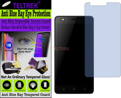 TELTREK Tempered Glass Guard for INTEX AQUA SELFIE (Impossible UV AntiBlue Light)(Pack of 1)