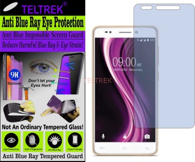 TELTREK Tempered Glass Guard for LAVA X81 GOLD VOLTE (Impossible UV AntiBlue Light)(Pack of 1)