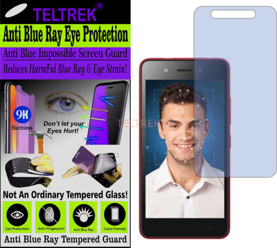 TELTREK Tempered Glass Guard for ITEL A25 (Impossible UV AntiBlue Light)(Pack of 1)
