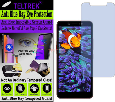 TELTREK Tempered Glass Guard for ITEL A44 PRO (Impossible UV AntiBlue Light)(Pack of 1)