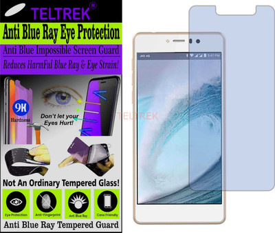 TELTREK Tempered Glass Guard for RELIANCE JIO LYF WATER 1 (Impossible UV AntiBlue Light)(Pack of 1)