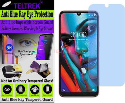 TELTREK Tempered Glass Guard for LAVA BEU (Impossible UV AntiBlue Light)(Pack of 1)