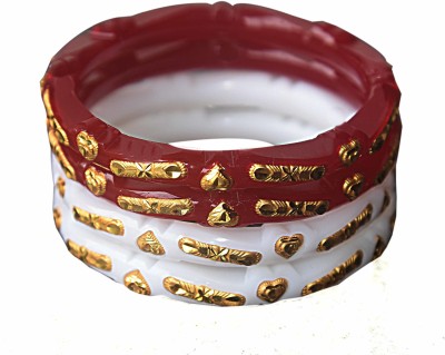 BOVZEN Plastic Gold-plated Bangle Set(Pack of 4)