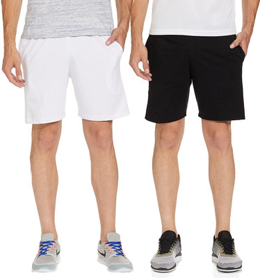 Jonney Solid Men Multicolor Sports Shorts