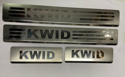 CARMART NL026 SS Door Sill Plate for Kwid Door Sill Plate